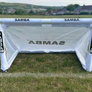 4 x 2.5 Samba Folding 3v3 Goal (white) - FA Approved