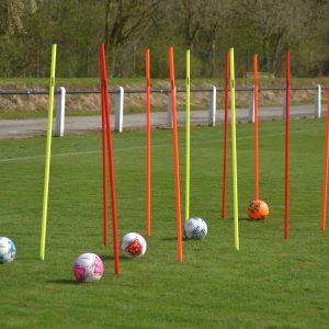Samba Junior Boundary Poles - 1.5m - with bag - 6x Orange & 6x Yellow
